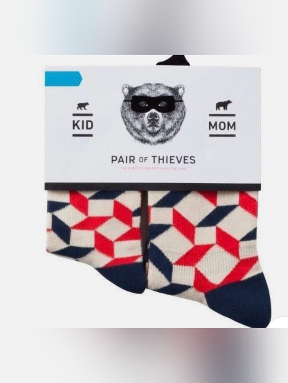 New - Pair of Thieves Mom Kid Twinsies Crew Socks - Medium
